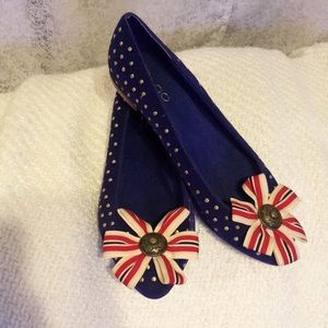 ALDO Royal Blue Studed Flat